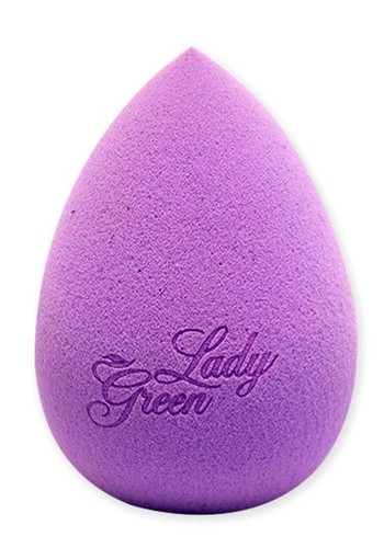 Lady Green Make-up spons paars (1 Stuks)