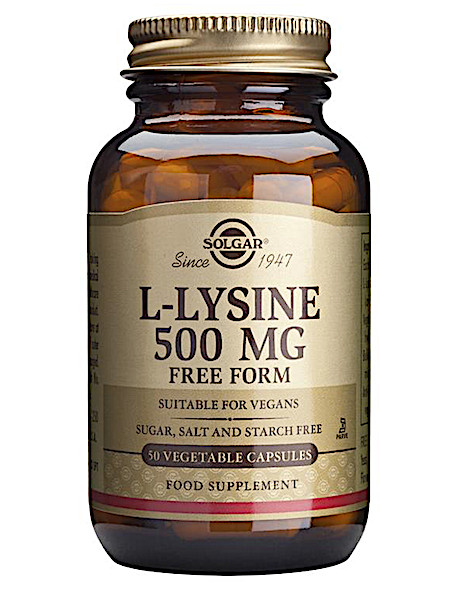 Solgar L-Lysine 500mg (50 capsules)