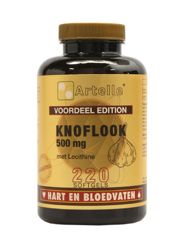 Artelle Knoflook 500mg + 250mg lecithine (220 Capsules)