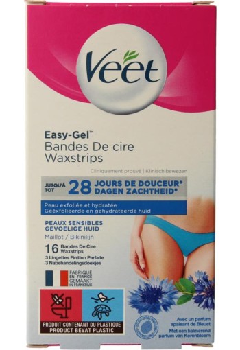 Veet Koude waxstrips gevoelige huid (16 Stuks)