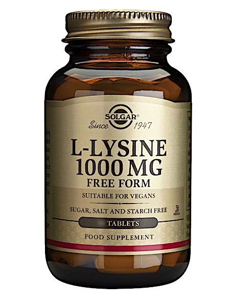 Solgar L-Lysine 1000mg (100 tabletten)
