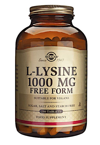 Solgar L-Lysine 1000mg (250 tabletten)