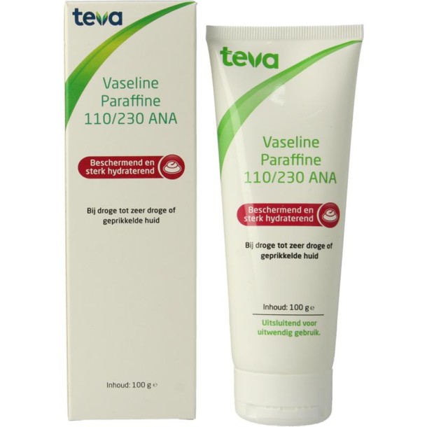 Teva Vaseline paraffine 110/230 (100 Gram)