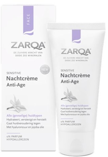 Zarqa Face nachtcreme anti age (50 Milliliter)