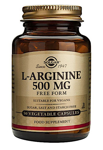 Solgar L-Arginine 500mg (50 capsules)