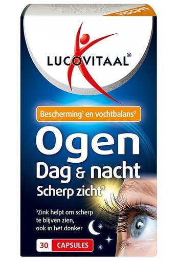 Lucovitaal Ogen dag en nacht scherp zicht (30 Capsules)