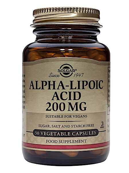 Solgar Alpha Lipoic Acid 200mg (50 capsules)