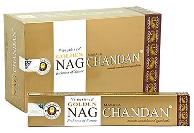 Vijayshree Wierook golden nag chandan stokjes (14 Stuks)