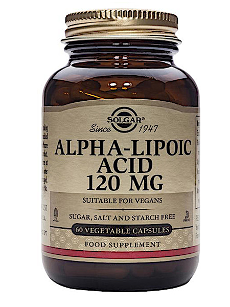 Solgar Alpha Lipoic Acid 120mg (60 capsules)