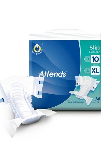 Attends Slip regular 10 maat XL (14 Stuks)