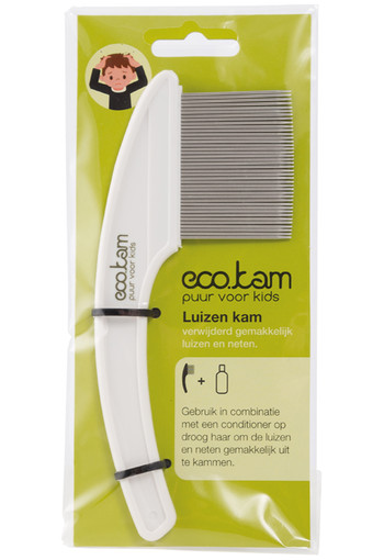 Ecokid Larry luizenkam metaal (1 Stuks)