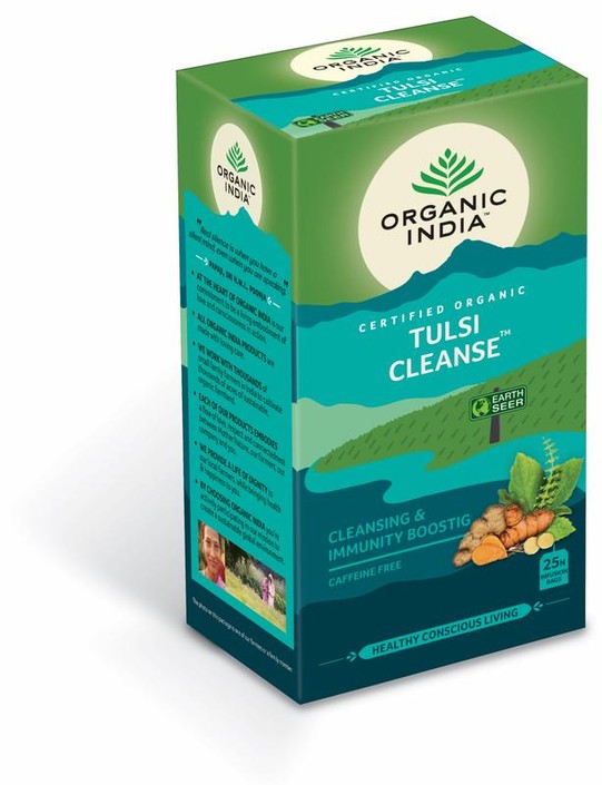 Organic India Tulsi cleanse thee bio (25 Zakjes)