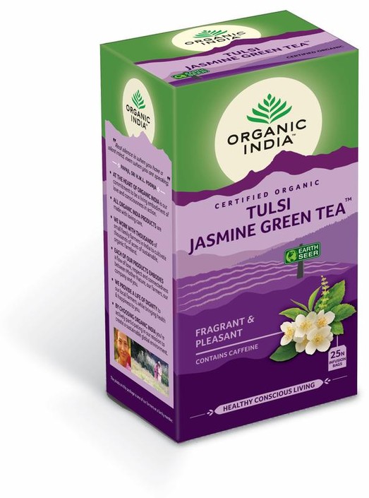 Organic India Tulsi jasmine green thee bio (25 Zakjes)