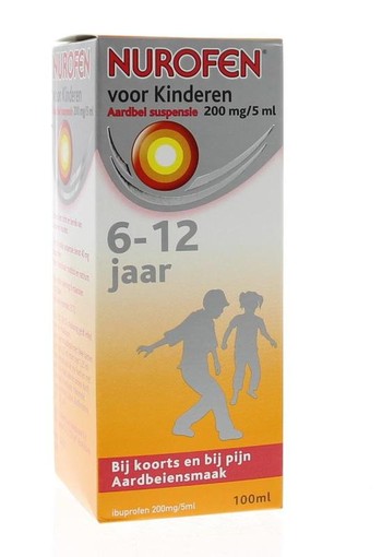 Nurofen 4% Kind aardbei suspensie (100 Milliliter)