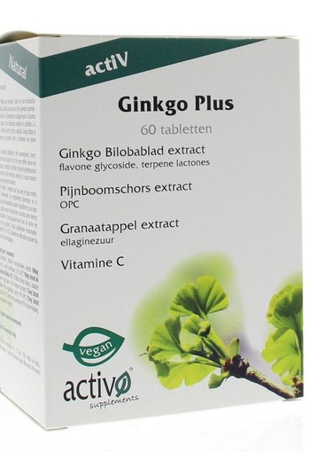 Activo Ginkgo plus (60 Vegetarische capsules)