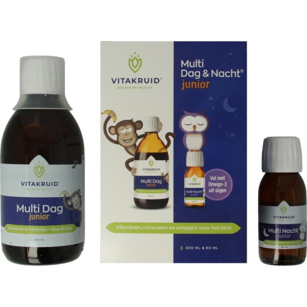 Vitakruid Multi dag & nacht junior (360 Milliliter)