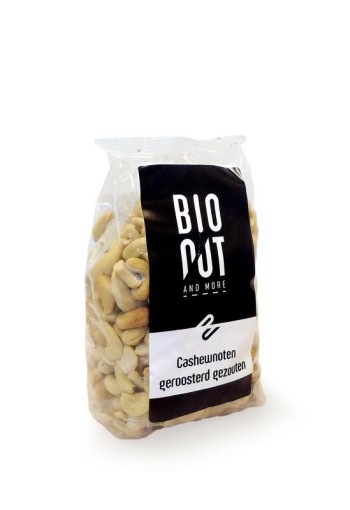 Bionut Cashewnoten geroosterd gezouten bio (500 Gram)