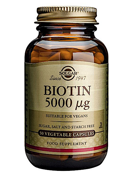Solgar Vitamins Biotin 5000µg (50 capsules)