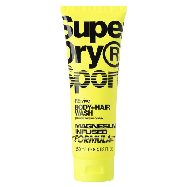 Superdry Sport RE:vive Body + hair wash (250 Milliliter)