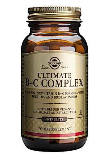 Solgar Vitamins Ultimate B+C Complex (60 tabletten)