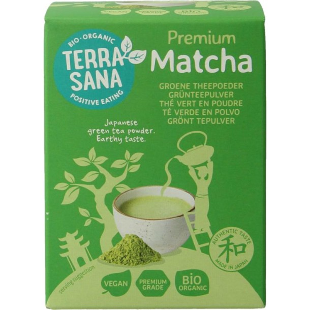 Terrasana Matcha premium groene thee bio (30 Gram)