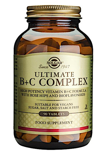 Solgar Vitamins Ultimate B+C Complex (90 tabletten)
