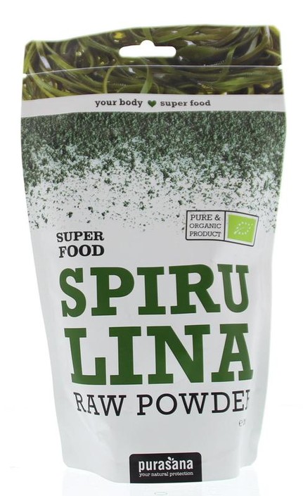 Purasana Spirulina poeder vegan bio (200 Gram)