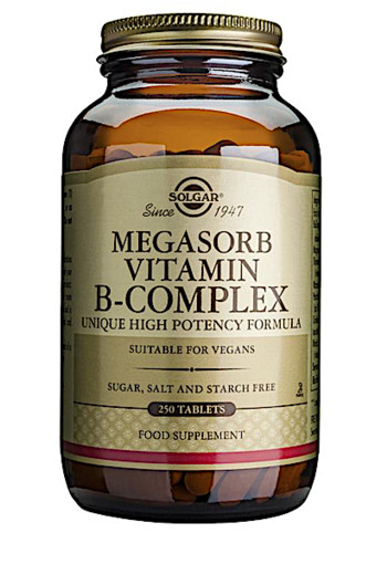 Solgar Vitamins Megasorb Vitamin B-Complex (250 tabletten)