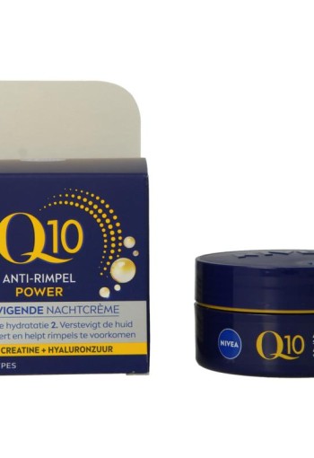 Nivea Visage anti-rimpel nachtcreme Q10+ (50 Milliliter)