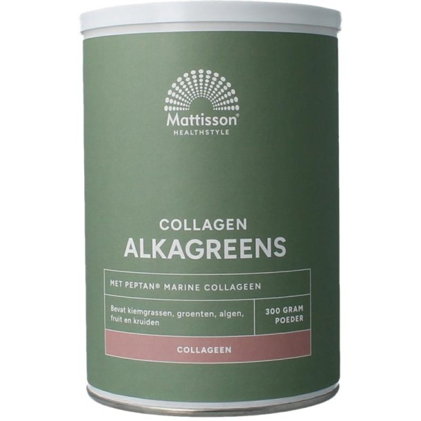 Mattisson Collagen collageen AlkaGreens poeder (300 Gram)