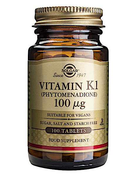 Solgar Vitamins Vitamin K-1 100µg (100 tabletten)