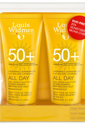 Louis Widmer All Day 50+ (ongeparfumeerd) (2x100ml)