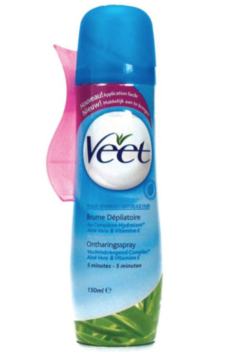 Veet Ontharingsspray gevoelige huid (150 Milliliter)