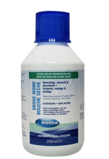 Bioxtra Mondwater zonder alcohol voor droge mond (250 Milliliter)