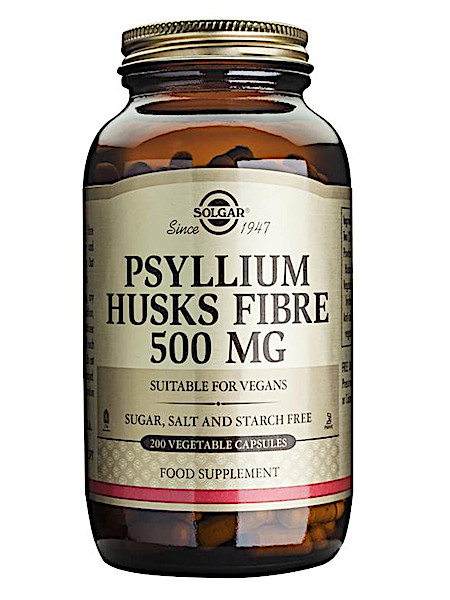 Solgar Vitamins Psyllium Husks Fibre 500mg (200 capsules)