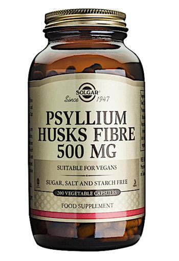 Solgar Vitamins Psyllium Husks Fibre 500mg (200 capsules)