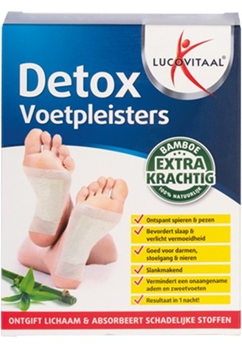 Lucovitaal Detox Voetpleisters 10 stuks