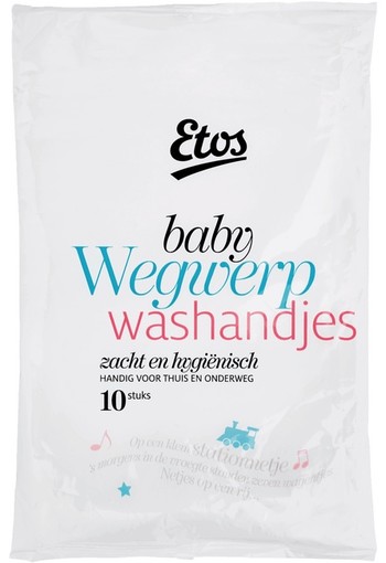Etos Baby Wegwerpwashandjes 10 stuks