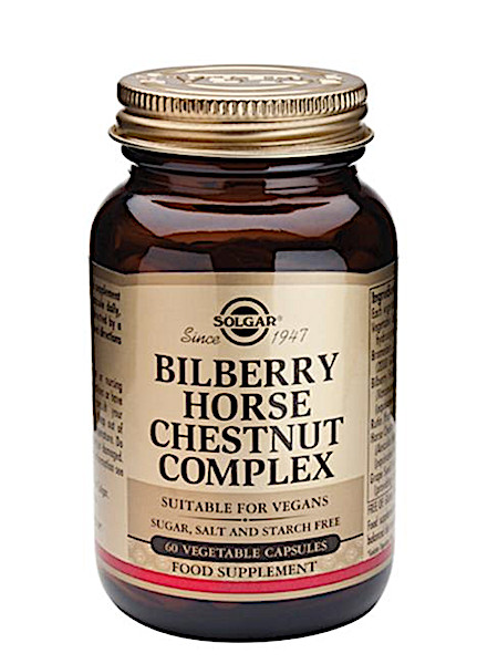 Solgar Vitamins Bilberry Horse Chestnut Complex (60 capsules)