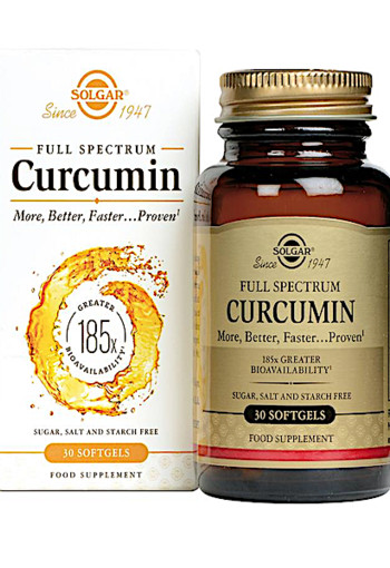 Solgar Vitamins Full Spectrum Curcumin (30 softgels)