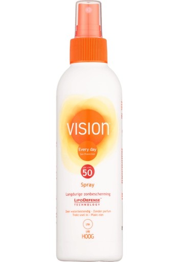Vision Every Day Langdurige Zonbescherming Spray SPF50 180ml