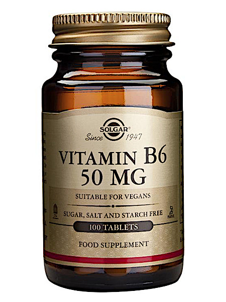 Solgar Vitamins Vitamin B-6 50mg (100 tabletten)