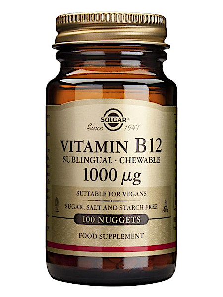 Solgar Vitamins Vitamin B-12 1000µg (100 kauwtabletten)