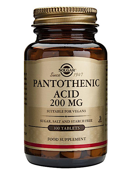 Solgar Vitamins Pantothenic Acid 200mg (100 tabletten)