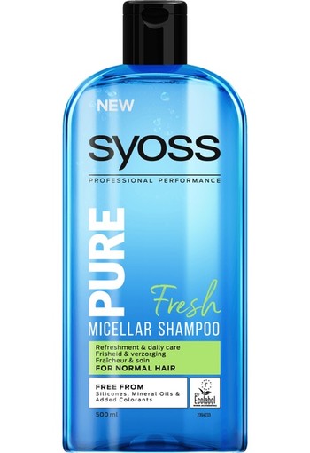 Syoss Shampoo Pure Fresh 500 ml