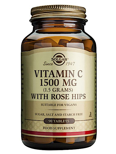 Solgar Vitamins Vitamin C with Rose Hips 1500mg (180 tabletten)