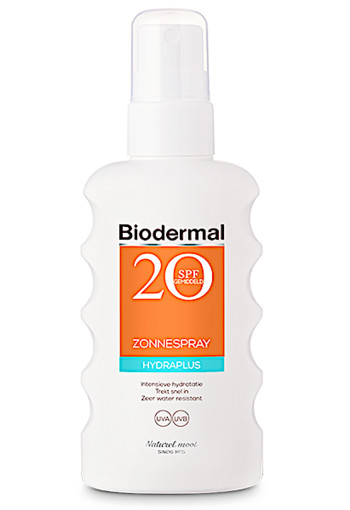 Biodermal Zonnespray Hydraplus Factor(spf)20. 175 ml