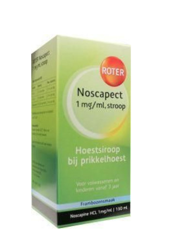 Roter Noscapect siroop hoestsiroop framboos (150 Milliliter)