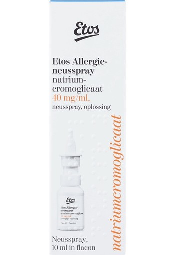 Etos Allergieneusspray Natriumcromoglicaat 40 mg/ml. ( 10ml )