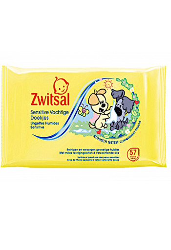 Zwitsal Vochtige Doekjes Woezel & Pip 57 st